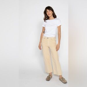 Oliver Logan Aberdeen High Rise Crop Cord